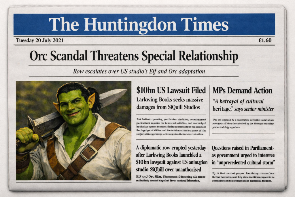 "Orc Scandal Threatens Special Relationship"